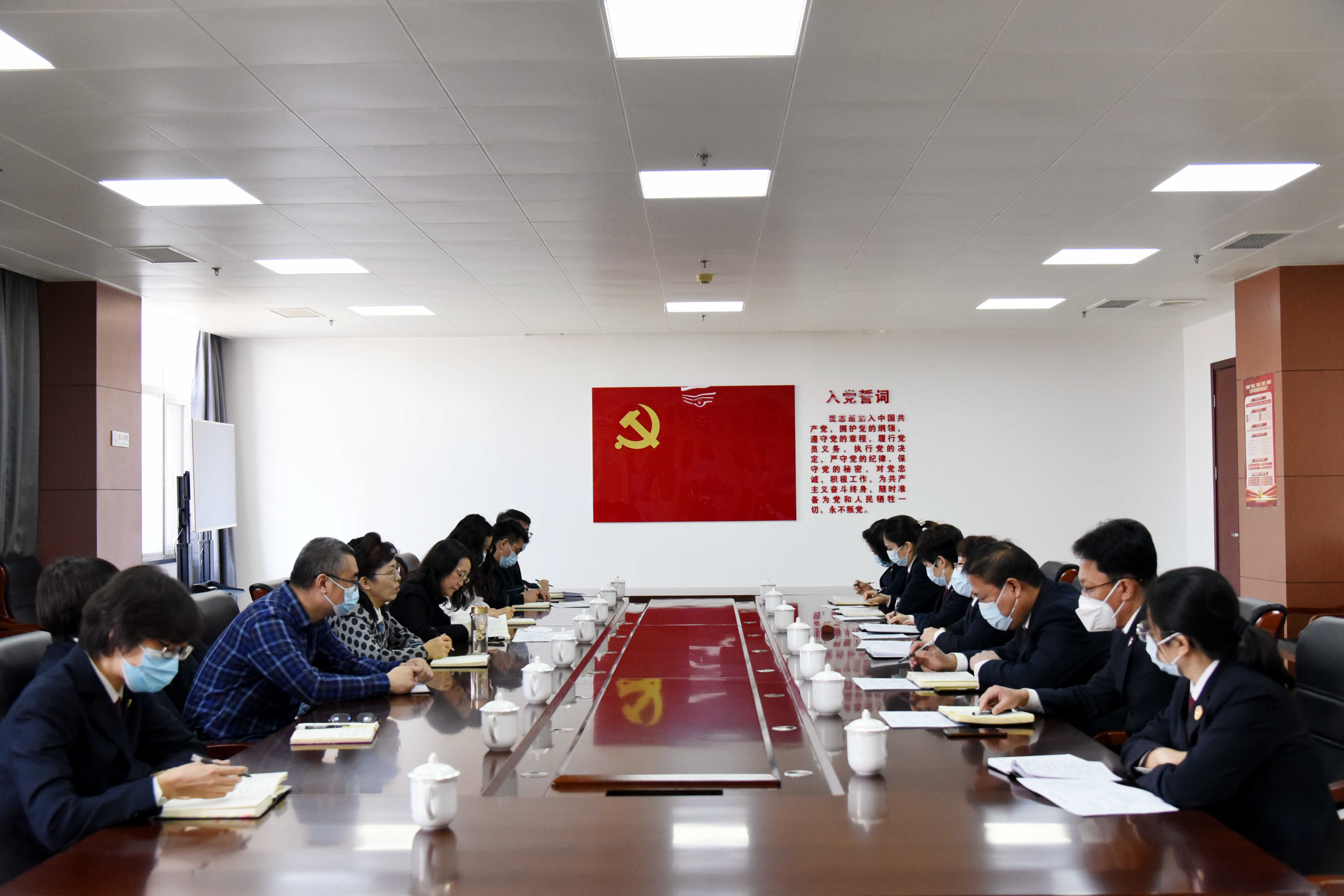 区人大常委会领导一行到北辰区人民检察院调研座谈